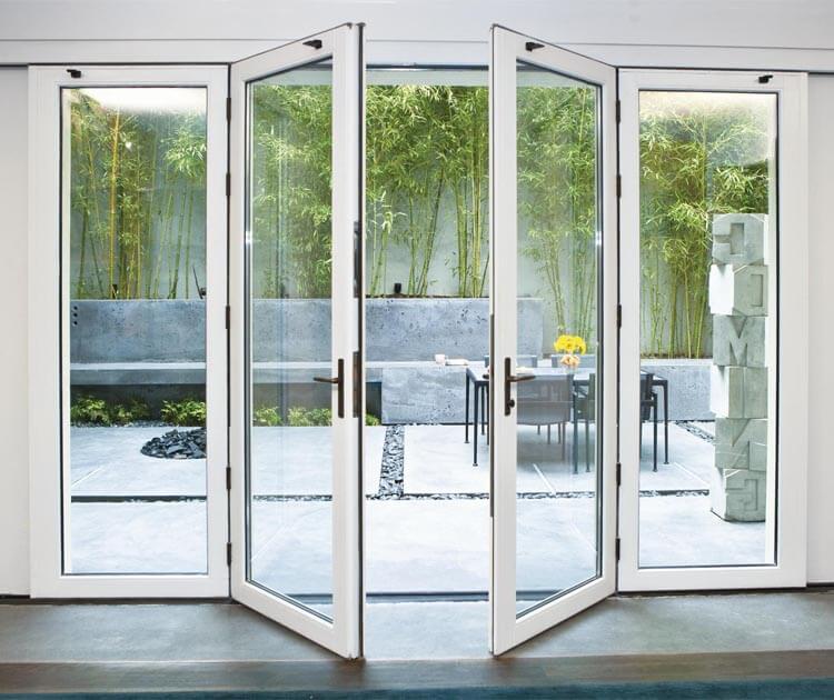 aluminum swing door