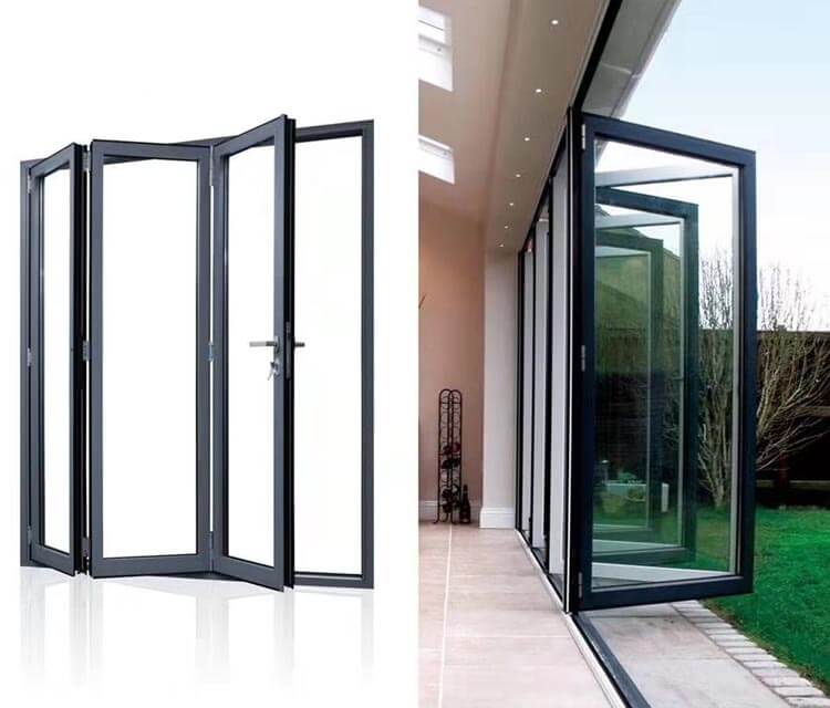 aluminum folding door aluminum folding door