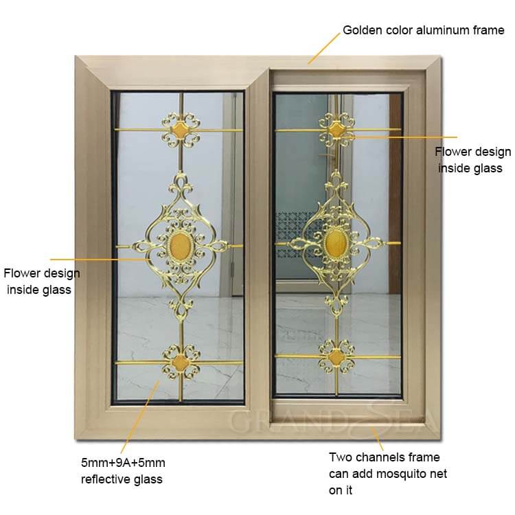 Best Double Toughened Aluminum Sliding Window Tinted Glass Flower Design China Double Toughened Aluminum Sliding Window Tinted Glass Flower Design Suppliers Cngrandsea Com