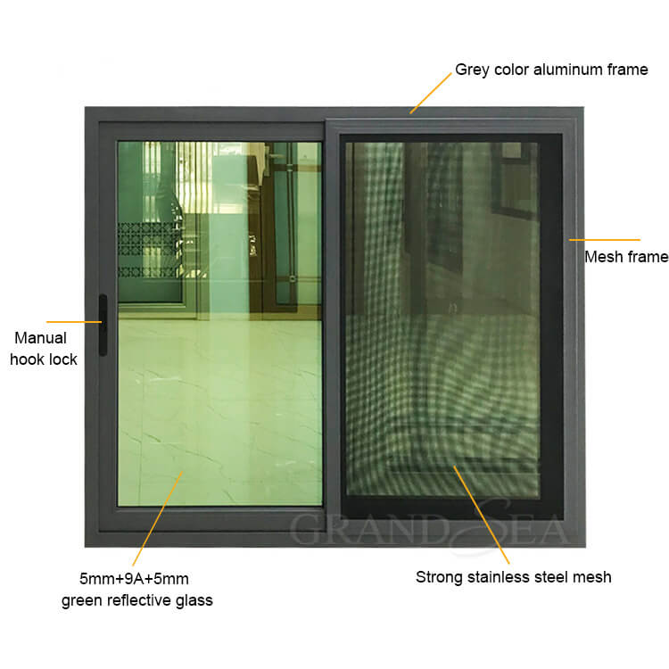 aluminum slider window