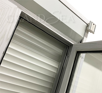 exterior shutter with window