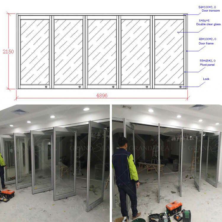 commercial pivot doors