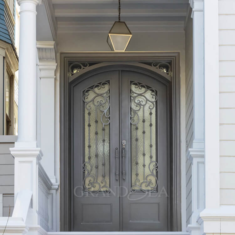 wrought iron front doors