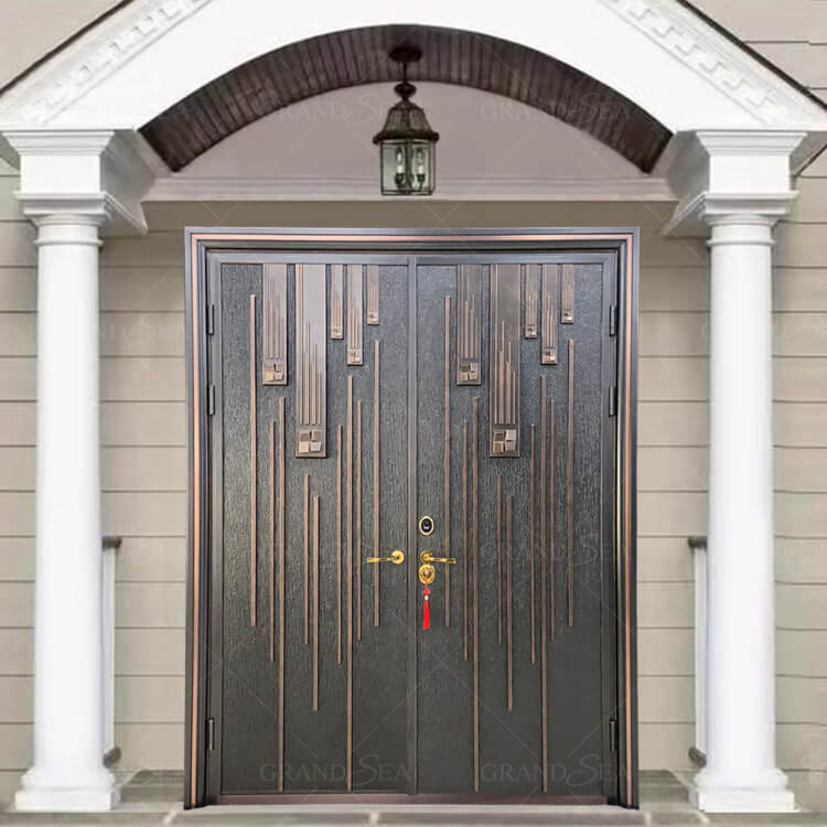 cast aluminum door