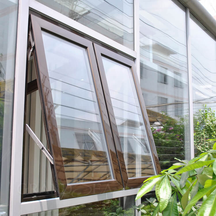 aluminum top hung windows