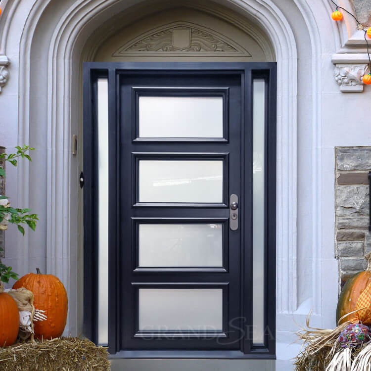 contemporary wrought iron doors