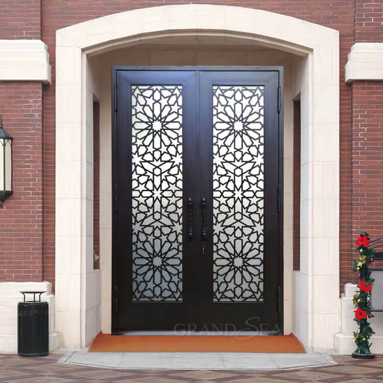 wrought iron front doors