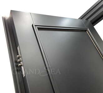 modern stainless steel door