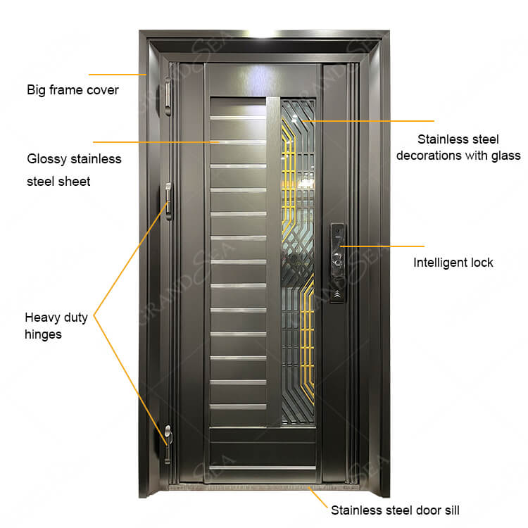 stainless steel door price