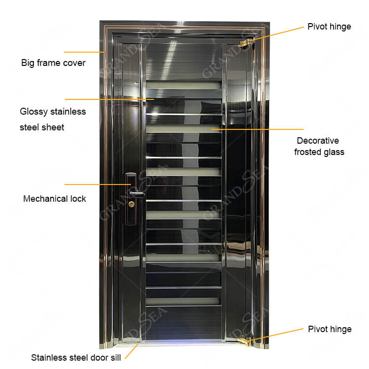 stainless steel doors