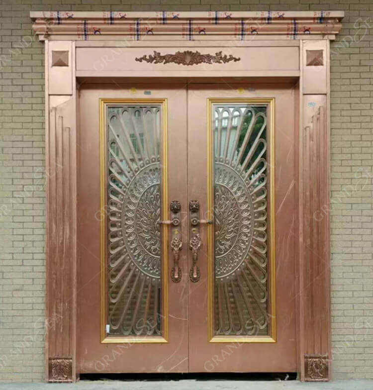 stainless steel door