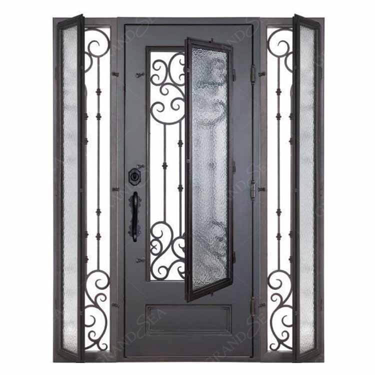 wrought iron door