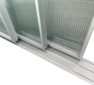 triple track aluminum sliding doors