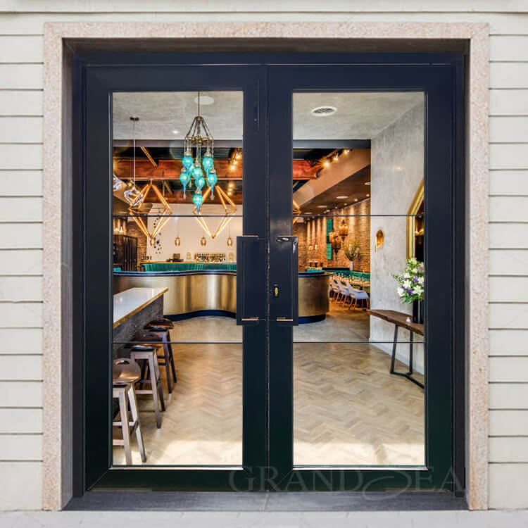 commercial double storefront door