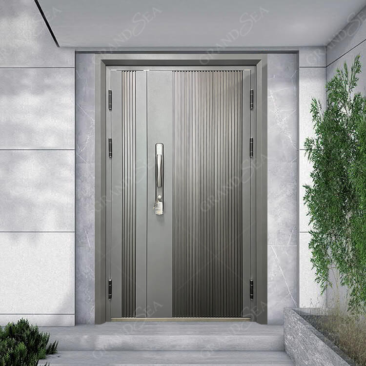 heavy steel security doors