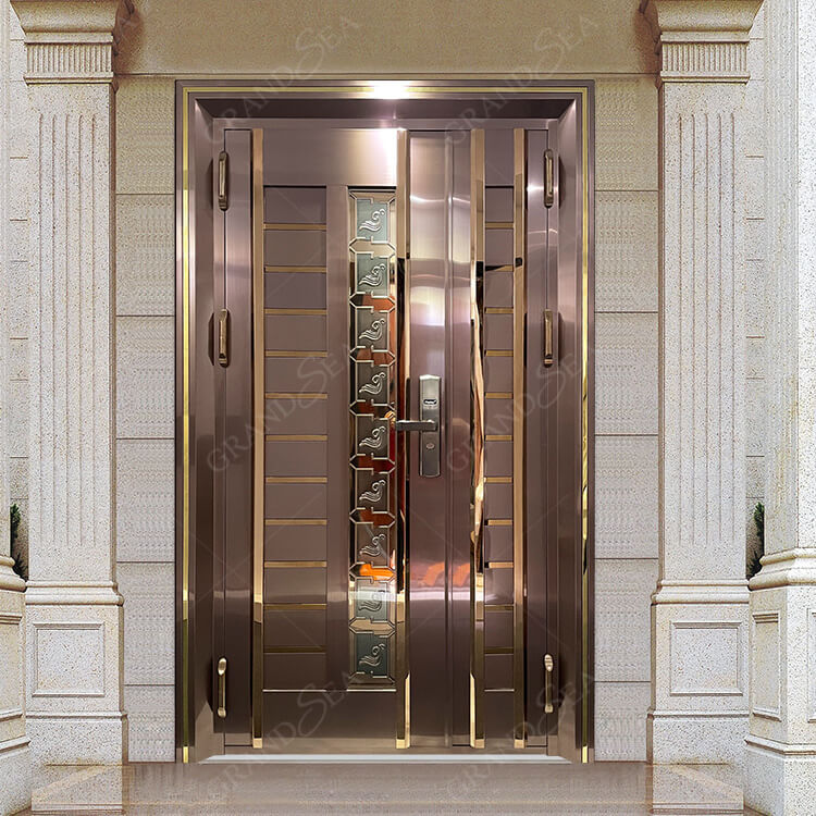 stainless steel entry door