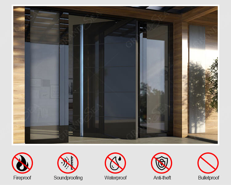 aluminium pivot door