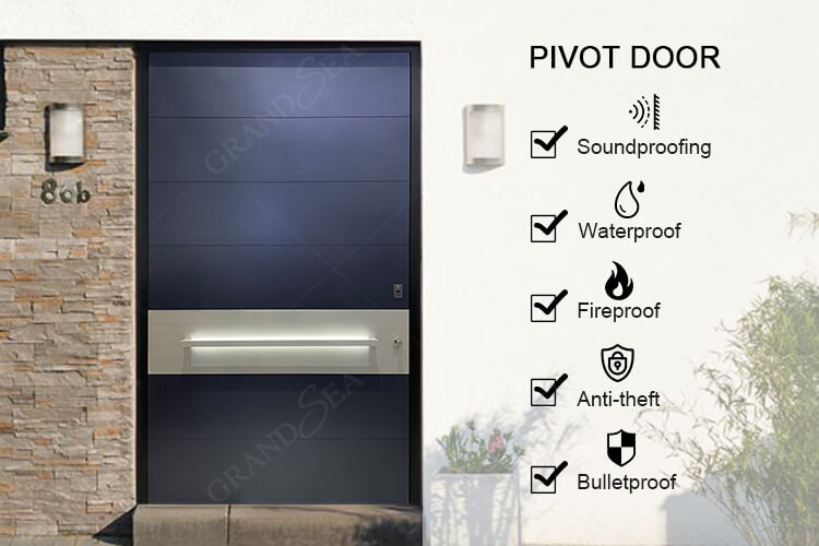 modern pivot door