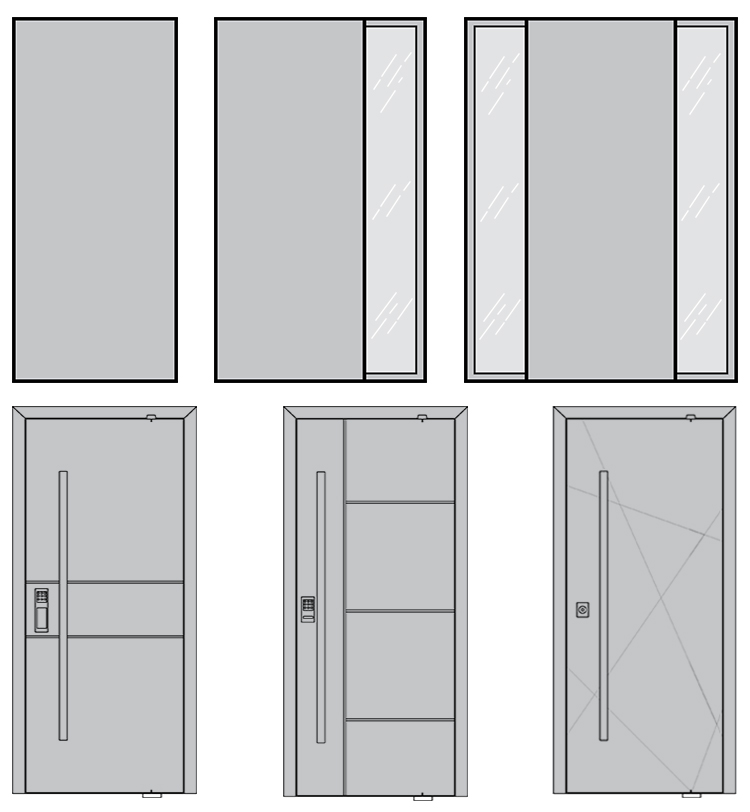 outdoor pivot door