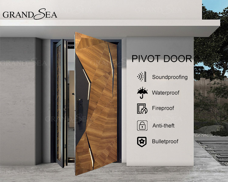 wood pivot door