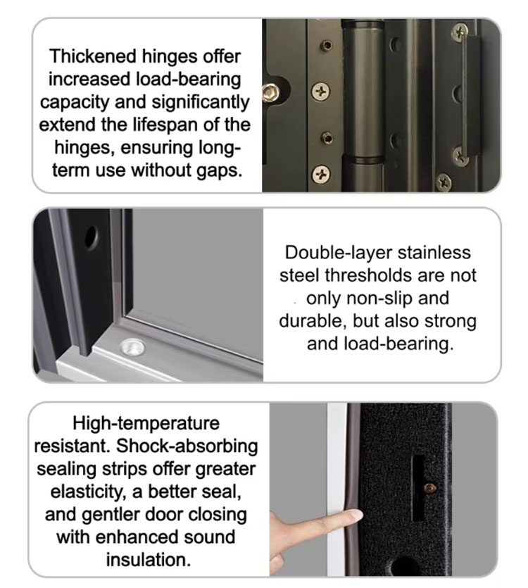 main aluminium pivot doors