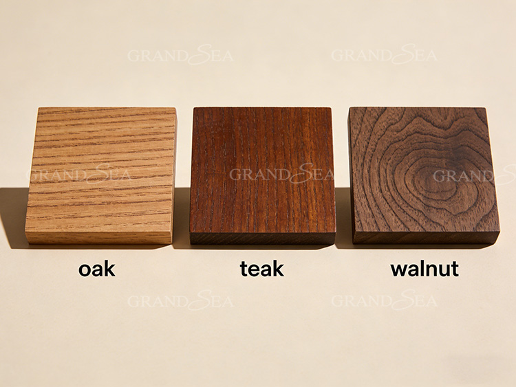 Walnut wood pivot door