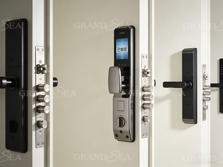 Vertical slatted wood door