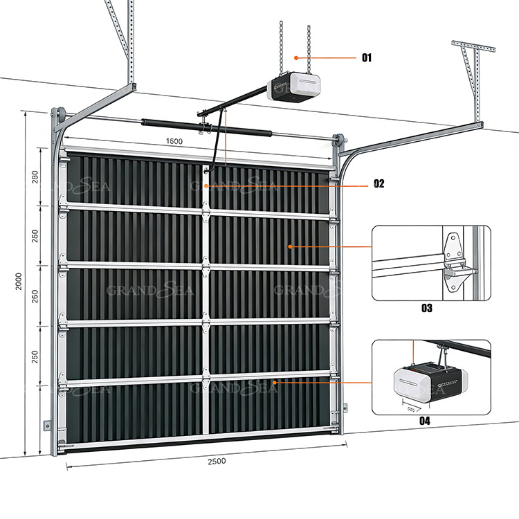 electric automatic garage door electric automatic garage door