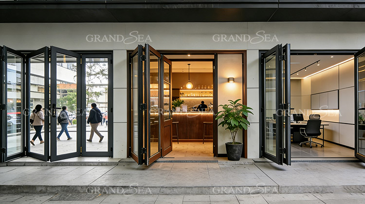 Aluminum Bi-folding Doors