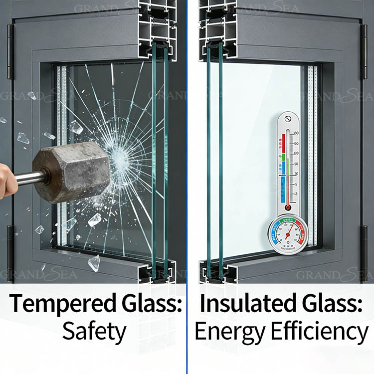 double glazed aluminum folding doors