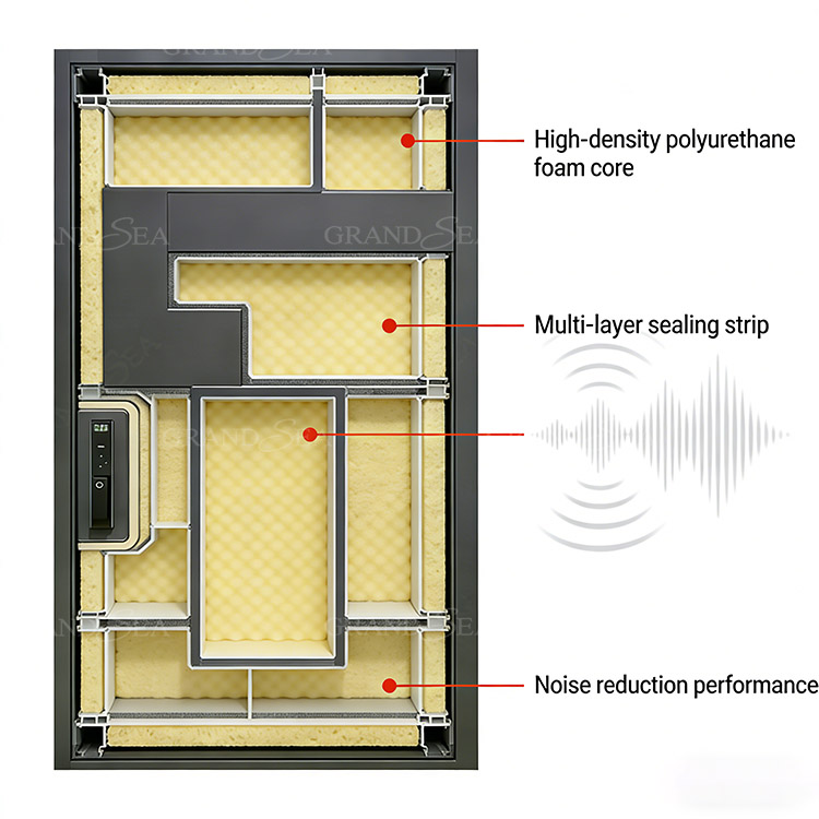 Geometric Aluminum Front Door Geometric Aluminum Front Door