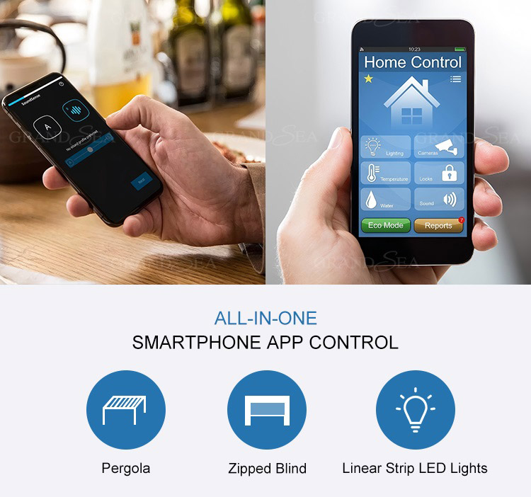 adjustable louvered patio pergola