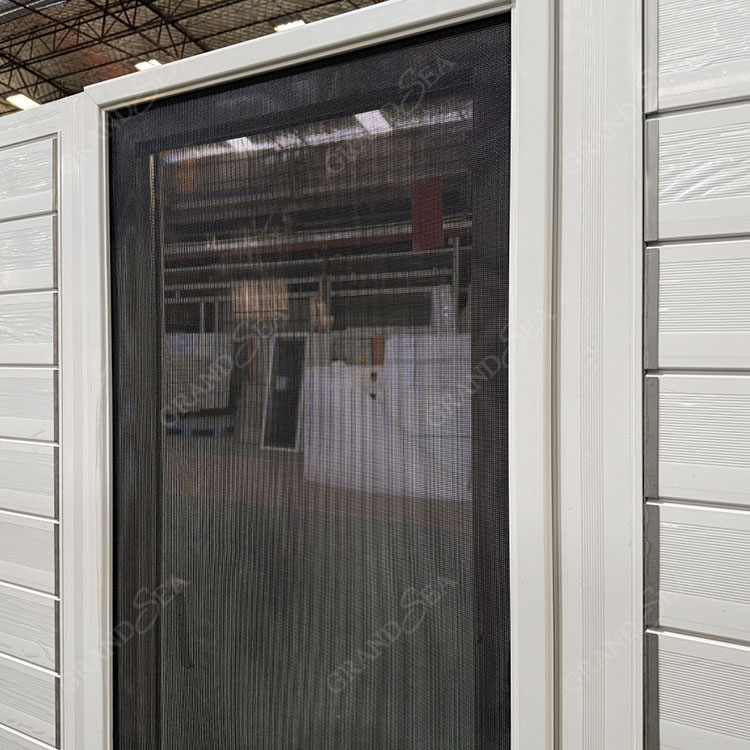 Integrated louver shutter casement window Integrated louver shutter casement window