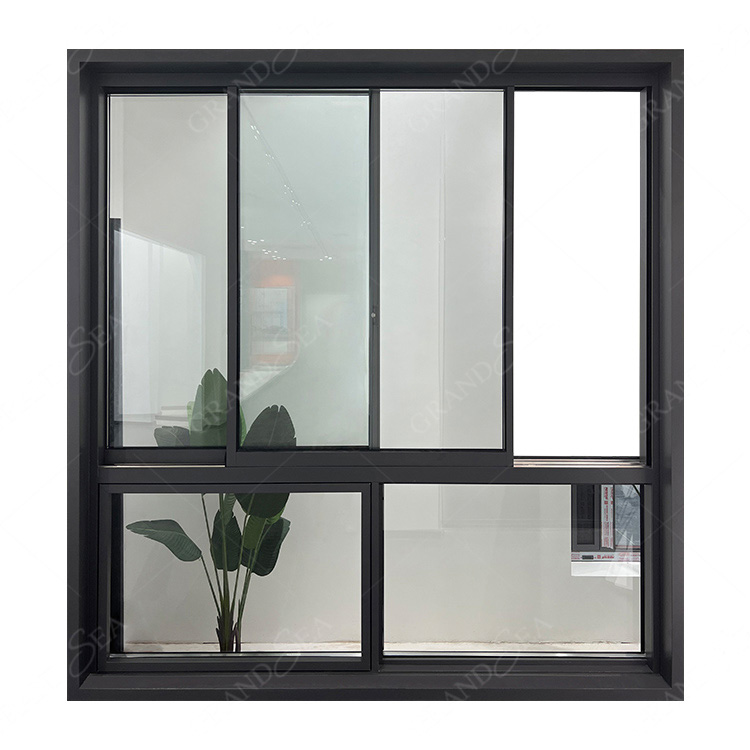 black frame sliding window black frame sliding window