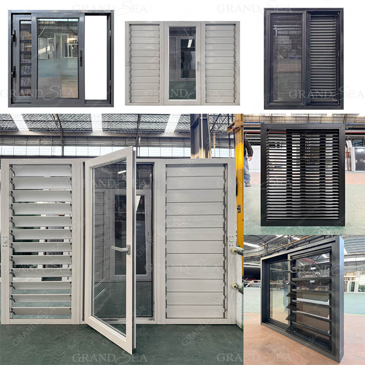 Aluminium louver windows