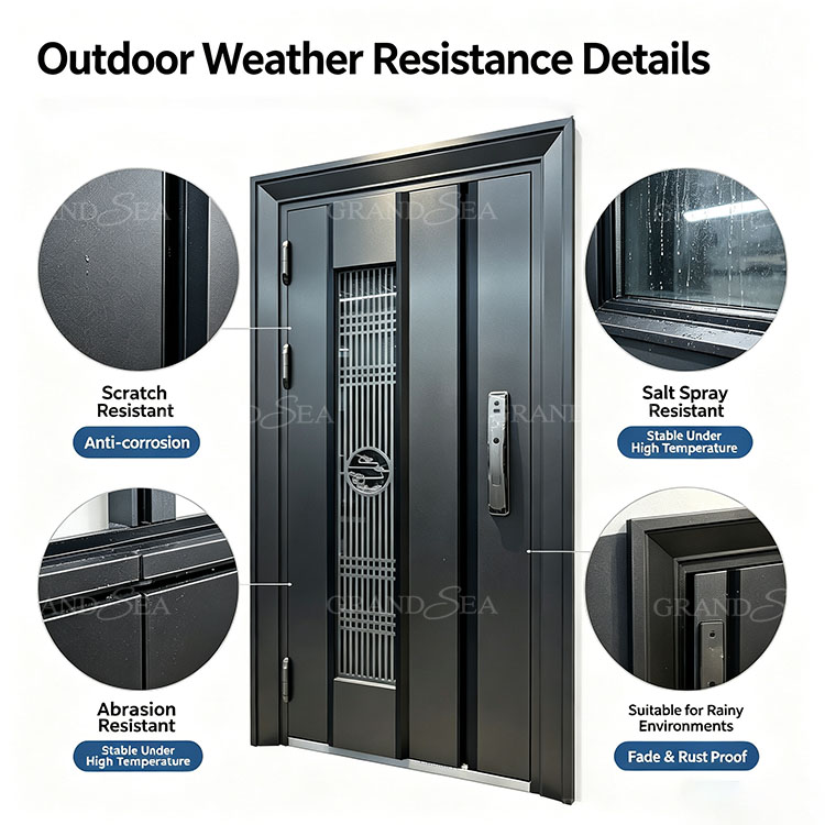 modern stainless steel front door modern stainless steel front door