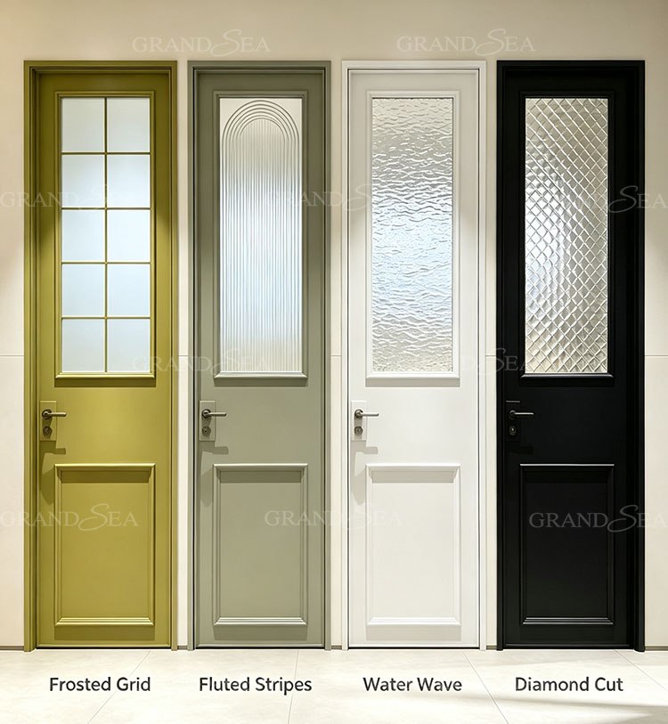 Vintage aluminum glass door Vintage aluminum glass door