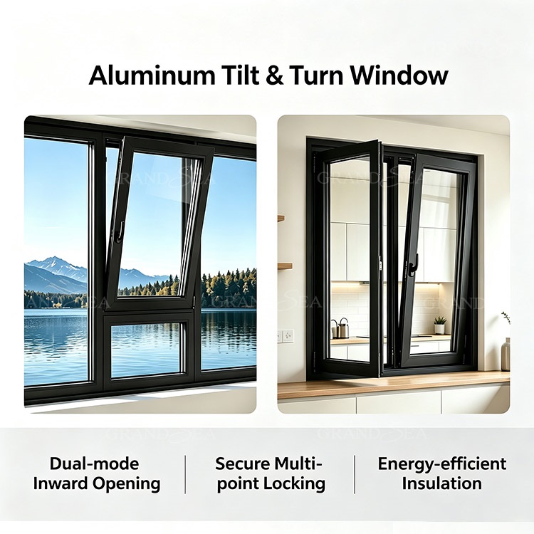 aluminum tilt-turn window aluminum tilt-turn window