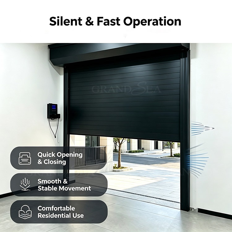 silent roller garage door