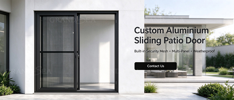 sliding door with security screen