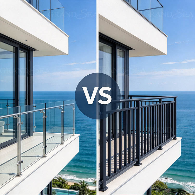 glass balustrade aluminum railing glass balustrade aluminum railing