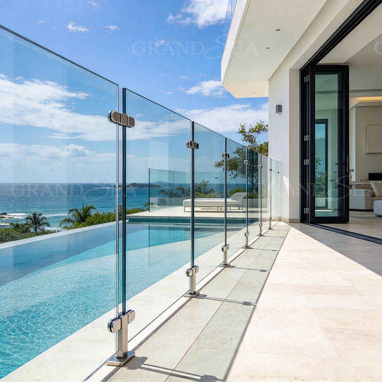 balcony glass railing balcony glass railing
