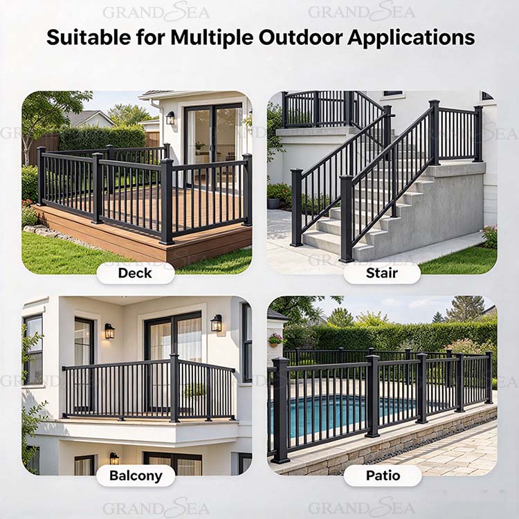 balcony aluminium balustrade systems
