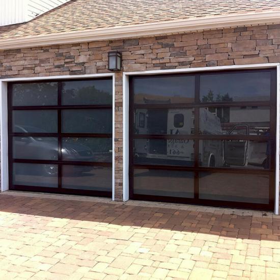 aluminum glass garage door