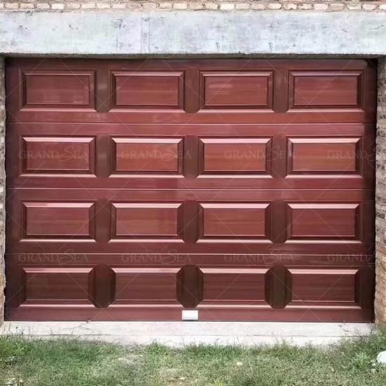 copper color aluminium garage doors