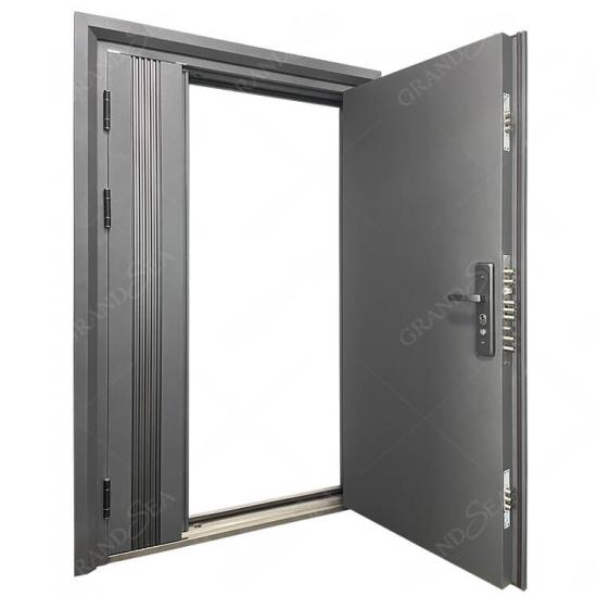 heavy steel security doors