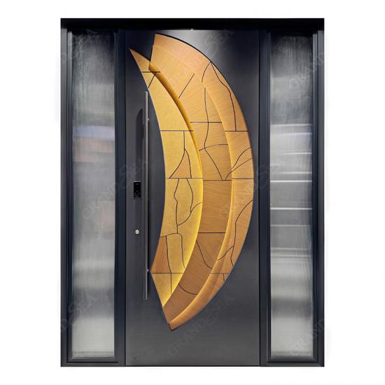modern aluminium pivot doors