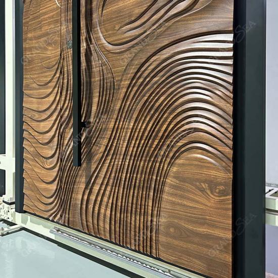 solid timber pivot door