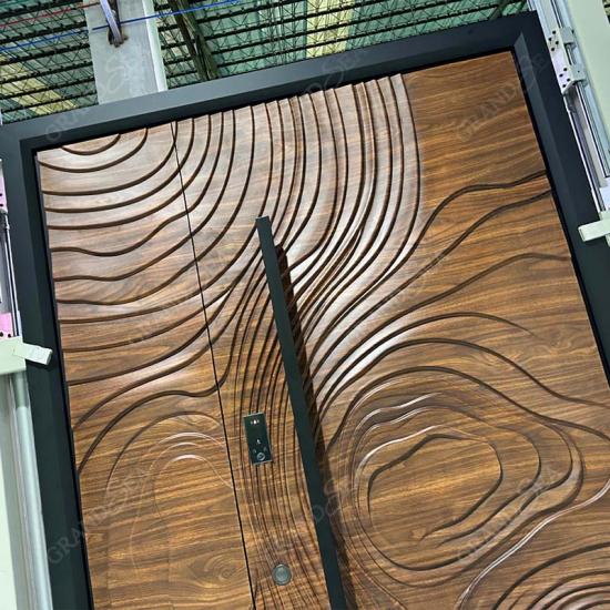 solid timber pivot door