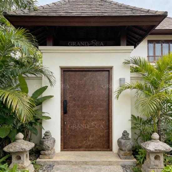 3d carving pivot door